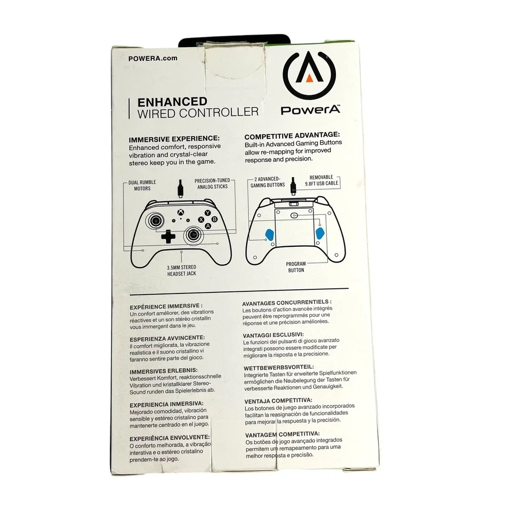 New in Box PowerA Enhanced‎ wired controller for XBox black